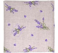 Coussin thermique aux graines 24x24cm, remplis de grains de blé, champêtre romantique - Bouillotte sèche