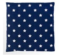 Coussin thermique aux noyaux de cerises 19x19cm bleu étoilé - Coussin chauffant et compresse froide. Bouillotte sèche aux noyaux de cerises 19 x 19 cm