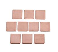 Coussin Thermique de dissipateur de Chaleur en Feuille de cuivre pour Ordinateur Portable GPU/CPU, 20 * 20 mm, 10 pièces (1,5 mm)