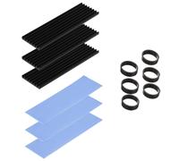Coussin Thermique,Dissipateur de Chaleur SSD M.2,Aluminium Dissipateur,Thermique pour Empêcher l'Emballement Thermique Dissipateur de Chaleur Dissipateur de Chaleur,Thermique pour Ordinateur,3 pièces