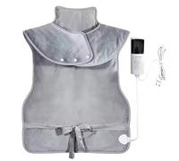 Coussin thermique pour Cervicale et Épaules, Coussin Thermique Ergonomique avec Chaleur Réglable - Soulagement pour Douleurs Cerviales, Musculaires et Tension