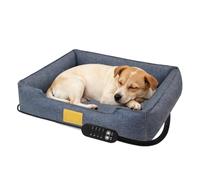 Coussin thermique pour chiens - Alimenté par USB, 4 températures réglables avec minuterie | Coussinets thermiques pour animaux de compagnie pour chiens et chats, lit pour chiots et climat froid