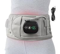 Coussin thermique pour le bas du dos - Support lombaire portable avec charge USB | Ceinture thermique gonflable pratique pour le dos au travail, à la maison, en voyage, grossesse, récupération