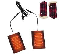 Coussin thermique USB - 5 V, 1,5 A, 0,3 mm d'épaisseur, ensemble 2 en 1, inserts électriques chauffés | Moufles doublure chaleur froide hiver randonnée randonnée ski cyclisme chasse moto U