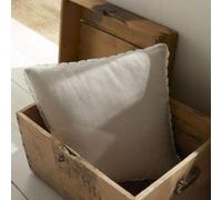 Coussin - TODAY - CHARME - Chambray x Dentelle Berenice - 40 x 40 cm