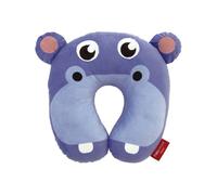 Coussin tour de cou - L'hippopot - Violet - 27x27x6cm - Synthétique - Enfant