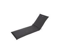 Hespéride - Coussin de transat Korai 190 x 60 cm en polyester Gris ardoise noir