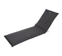Hespéride - Coussin de transat Korai 190 x 60 cm en polyester Gris ardoise noir