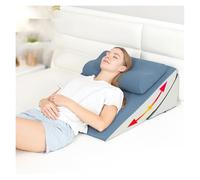 Coussin Triangulaire Rehausseur Matelas Adulte Oreiller compensé de 80 cm de long, cale-lit pour dormir, reflux acide/soutien du dos et de la taille, coussins compensés pour personnes âgées/adultes/en