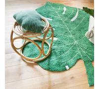 Coussin Tricoté Enfant Baby Leaf Vert, Vert Clair TU