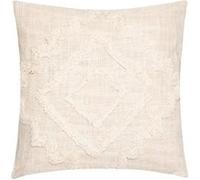 coussin tuft inca - 40 x 40 cm - ivoire
