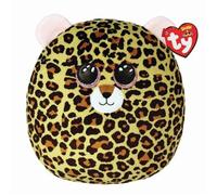 Coussin Ty - TY39221 - Squish a boos - Coussin Peluche Livvie Le leopard