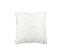 AltoBuy Coussin Ultra Doux 40x40cm Imitation Fourrure Blanche - Fluffy