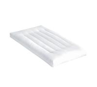 Coussin Ultra Plat, Oreiller Ultra-Plat pour Dormir, 6 cm Oreiller Fin pour Dormir sur Le Ventre, Coussin Fin Memoire de Forme (Blanc, 65x40x6 cm)