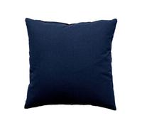 - Coussin uni effet Bachette déhoussable - 60 x 60 cm - Bleu Marine