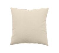 - Coussin uni effet Bachette déhoussable - 60 x 60 cm - Ecru
