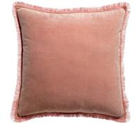 Coussin Uni Fara Rose 45 x 45 cm