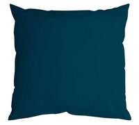 Coussin uni Nelson 40 x 40 cm bleu canard - STOF, polyester déhoussable