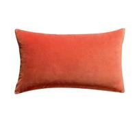 Coussin uni Vivaraise Elise Orange 30x50 cm