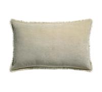 Coussin uni Vivaraise Fara Gris 40x65 cm