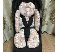 Coussin Universel pour Siège de Poussette Housse de Siège Rembourrée pour Poussette Bébé Doux Matelas Réducteur Coton Soutien Tête et Cou Couvre Sièges Landau Chaud pour Nacelle Chaise Haute Berceau