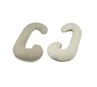 Coussin Usages Multiples Beige Carreaux Crme