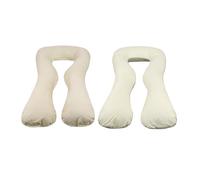 Coussin Usages Multiples Beige Carreaux Crme