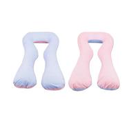 Coussin Usages Multiples Bleu Carreaux Rose Carreaux