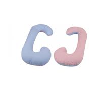 Coussin Usages Multiples Bleu Carreaux Rose Carreaux