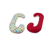 Coussin Usages Multiples Boules Couleurs De Printemps Fond Rouge