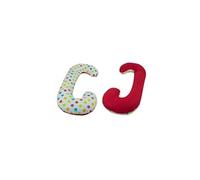 Coussin usages multiples boules couleurs de printemps fond rouge