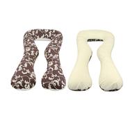 Coussin Usages Multiples Dessin Floral Sombre Crme