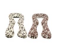 Coussin Usages Multiples Dessin Floral Sombre - Dessin Floral Clair