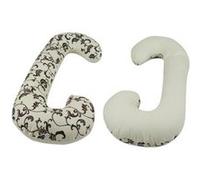 Coussin Usages Multiples Dessin Floral Sombre - Dessin Floral Clair