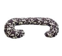 Coussin Usages Multiples Dessin Floral Sombre
