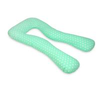 Coussin Usages Multiples Etoiles Blanches Sur Fond Bleu Menthe