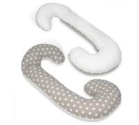 Coussin Usages Multiples Pois Sur Fond Gris Blanc