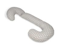 Coussin usages multiples étoiles blanches sur fond gris Multicolore