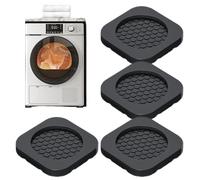 Coussin vibrant pour machine à laver - Coussin vibrant pour machine à laver - Coussinets anti-vibrations réglables - Ajustement universel - Pieds de stabilisation de l'atténuation du bruit - Arrêt de