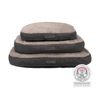 TRIXIE 36425 Vital Coussin orthopédique pour Chien « Vital Kissen Bendson », Ovale, 100 × 70 cm, Gris foncé/Gris Clair