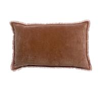 Coussin Vivaraise Uni Fara Marron 40x65 cm