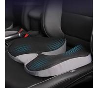 Coussin Voiture Conducteur pour Acura TLX TSX ILX MDX RDX TL Vigor, Coussin en Mousse à Mémoire de Forme pour d'Assise Rehausseur Voiture,Grey