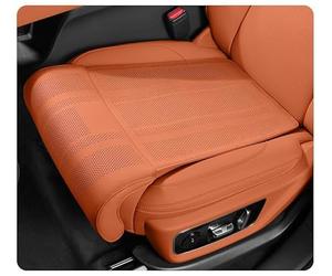 Coussin Voiture Siege,pour Citroen C4 X 2022-2024 Coussin Extension de Siège de Voiture,Coussin de Soutien et Rallonge,Housse de Protection avec Repose Jambes,D Orange