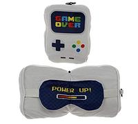 Coussin Voyage Relaxeazzz Peluché 2-en-1 Game Over - Console de Jeux Portable, Unique