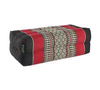 Coussin yoga kapok noir rouge