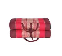 Coussin yoga kapok rouge