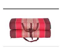 Coussin yoga méditation kapok rouge