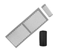 coussinDe Massage Du Dos - coussinPortable 37 X 10 X 14,5 Cm, coussinErgonomique En Matériau ABS, Conception Compacte Enroulable Avec Oreiller Amovible | Tapis Anti-douleur Pour Adultes, Hommes, Fe