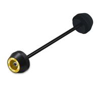 Coussinet Anti-Choc Glissières de Collision pour Roue de Fourche d'essieu Avant et arrière de Moto pour GSR750 2011-2016 GSR600 2008-2011 GSXS750 2015-2024(Front Wheel Gold)