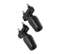 Coussinet Anti-Choc Protection De Cadre Et De Carénage Anti-Chute Motos pour Kawasaki Z750 Z1000 Z800(Titanium)